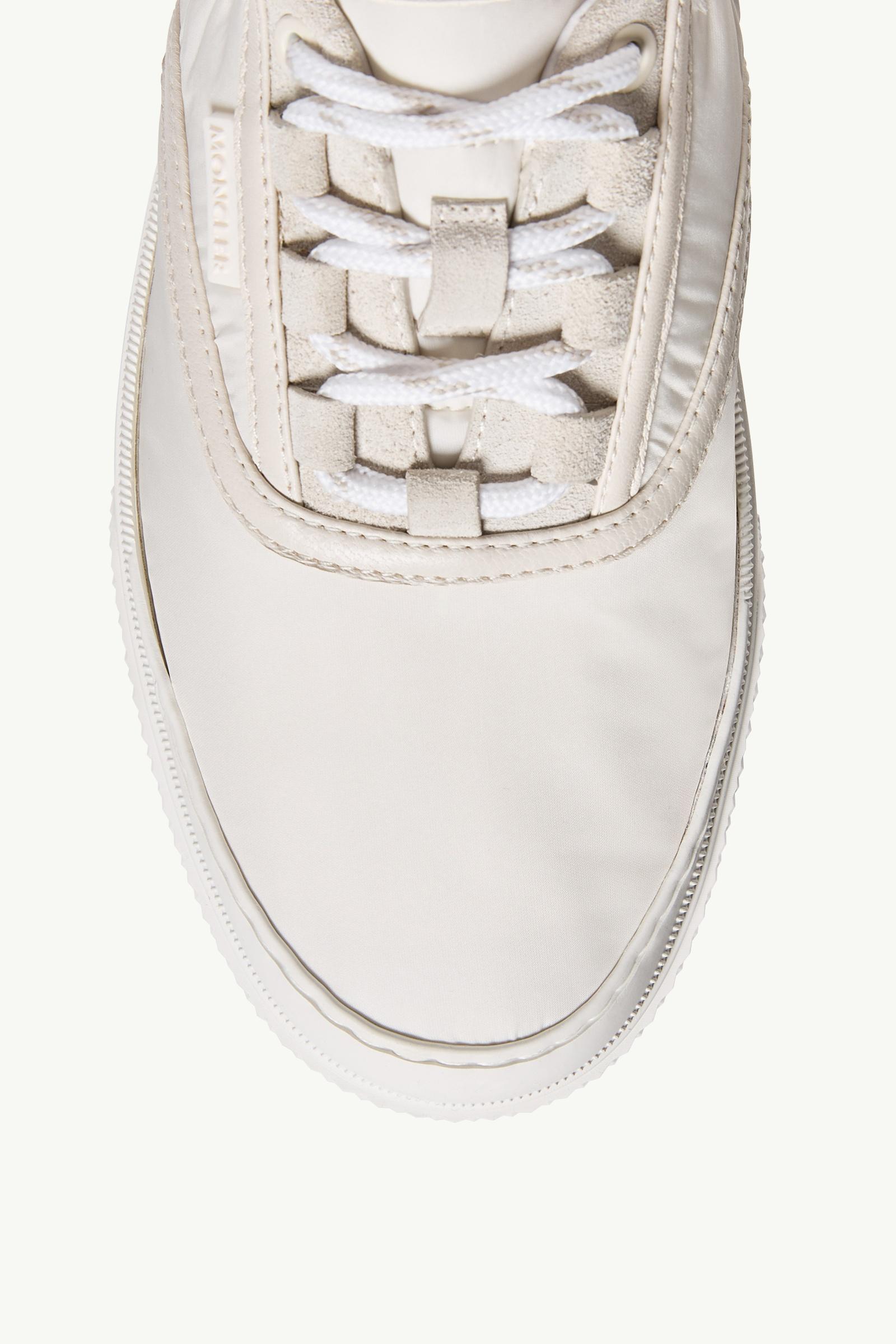 Moncler Vera Leisure Nylon Sneakers Light Beige