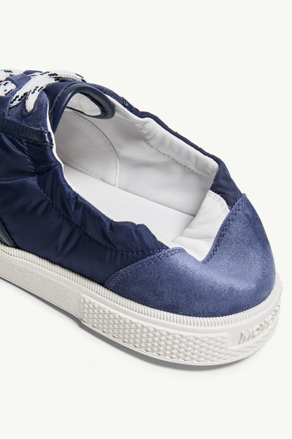 Moncler Vera Leisure Nylon Sneakers Dark Blue