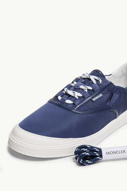 Moncler Vera Leisure Nylon Sneakers Dark Blue