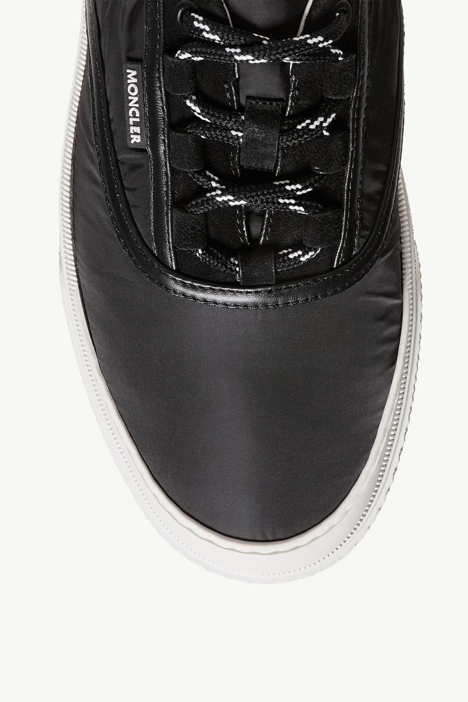Moncler Vera Leisure Nylon Sneakers Black