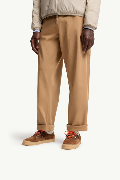 Moncler Vera Leisure Suede Sneakers Brown