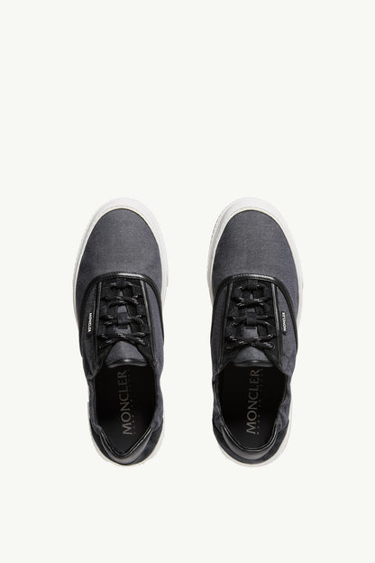 Moncler Vera Leisure Denim Sneakers Dark Blue