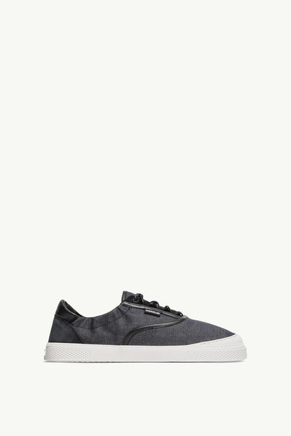 Moncler Vera Leisure Denim Sneakers Dark Blue