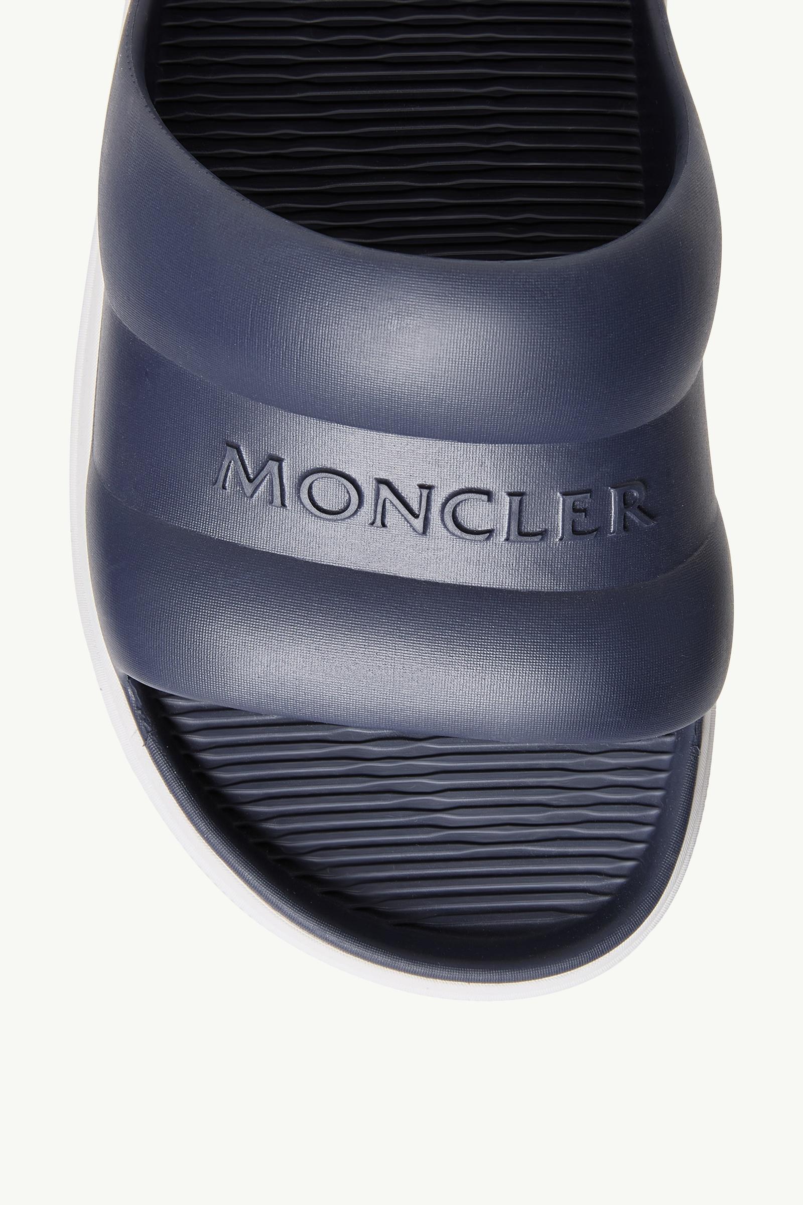 Moncler Moncler Altive Slides Navy Blue