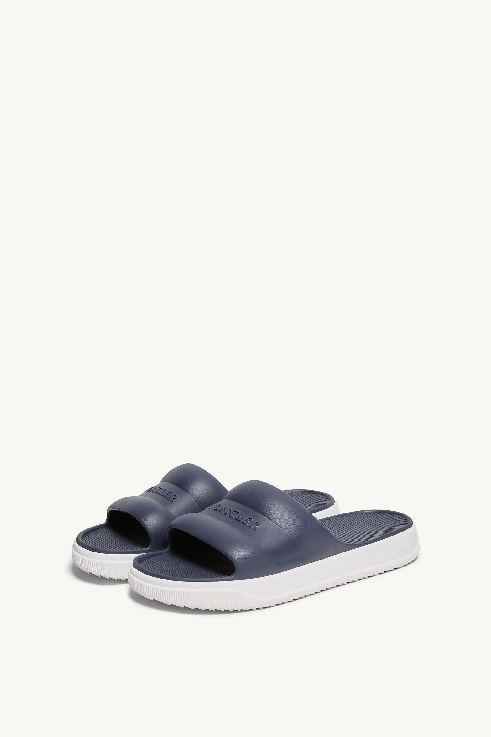 Moncler Moncler Altive Slides Navy Blue