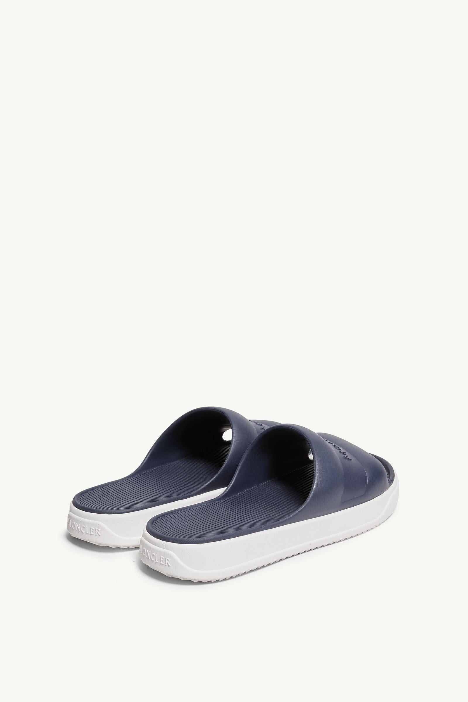 Moncler Moncler Altive Slides Navy Blue