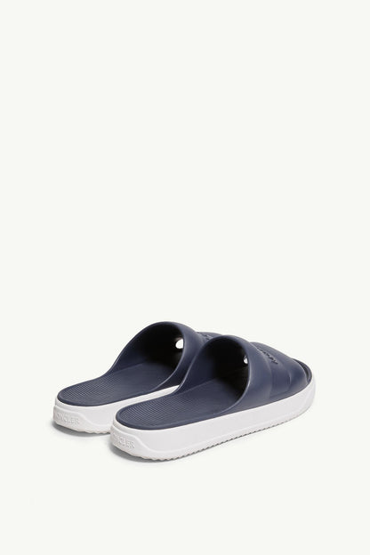 Moncler Moncler Altive Slides Navy Blue