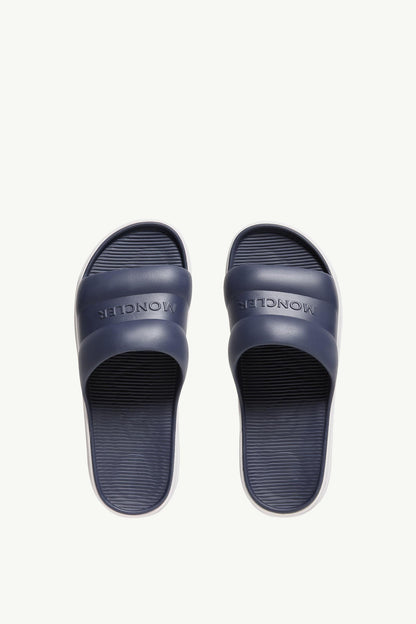 Moncler Moncler Altive Slides Navy Blue