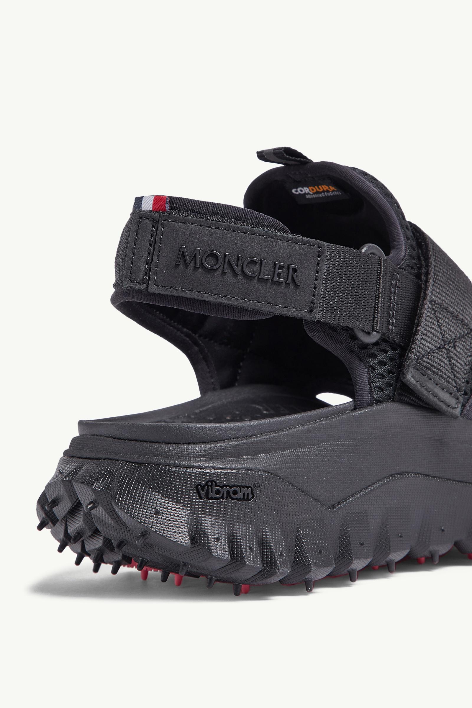 Moncler Trailgrip Vela Sandals Black