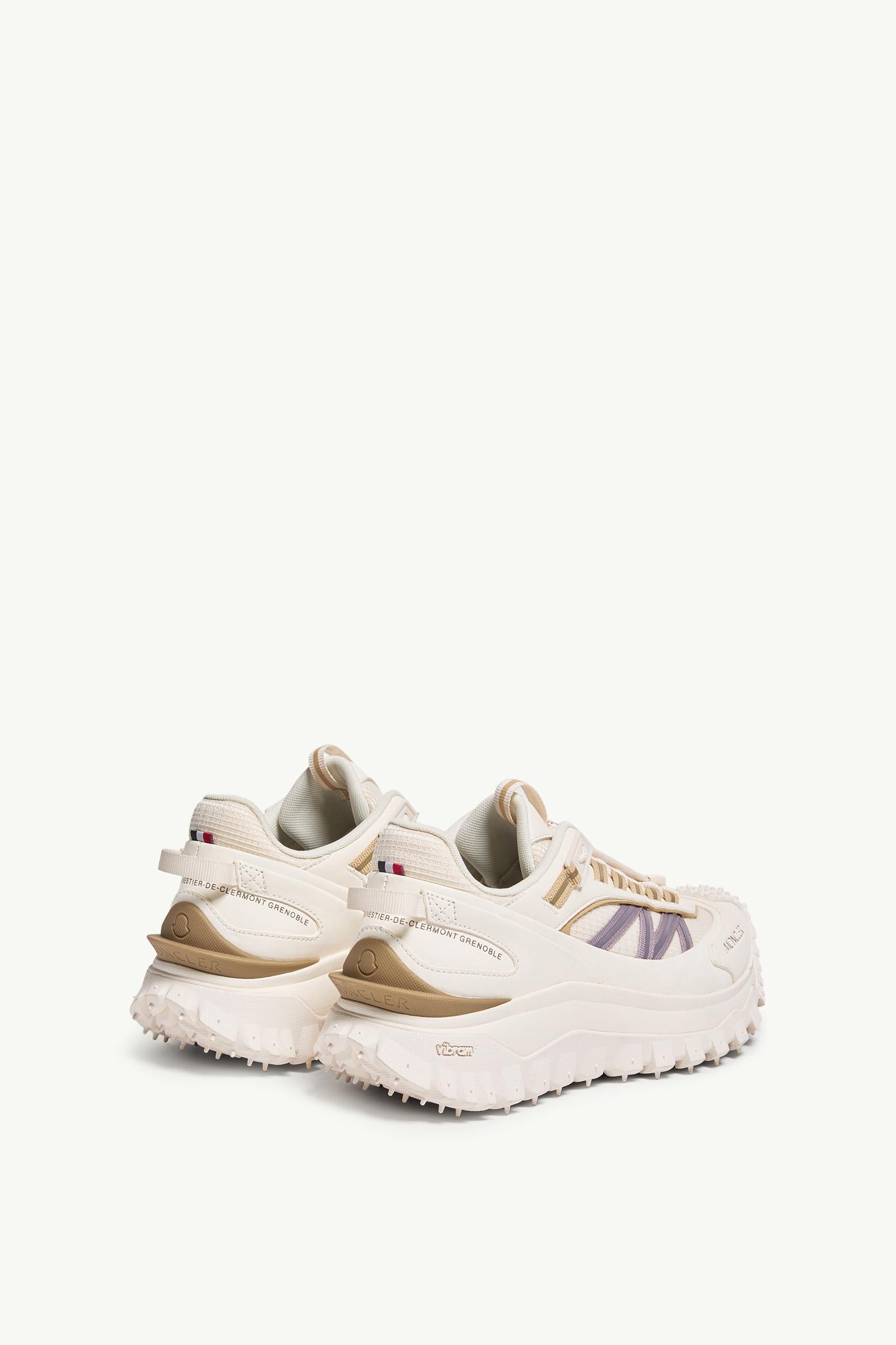 Moncler Trailgrip Sneakers White Ivory
