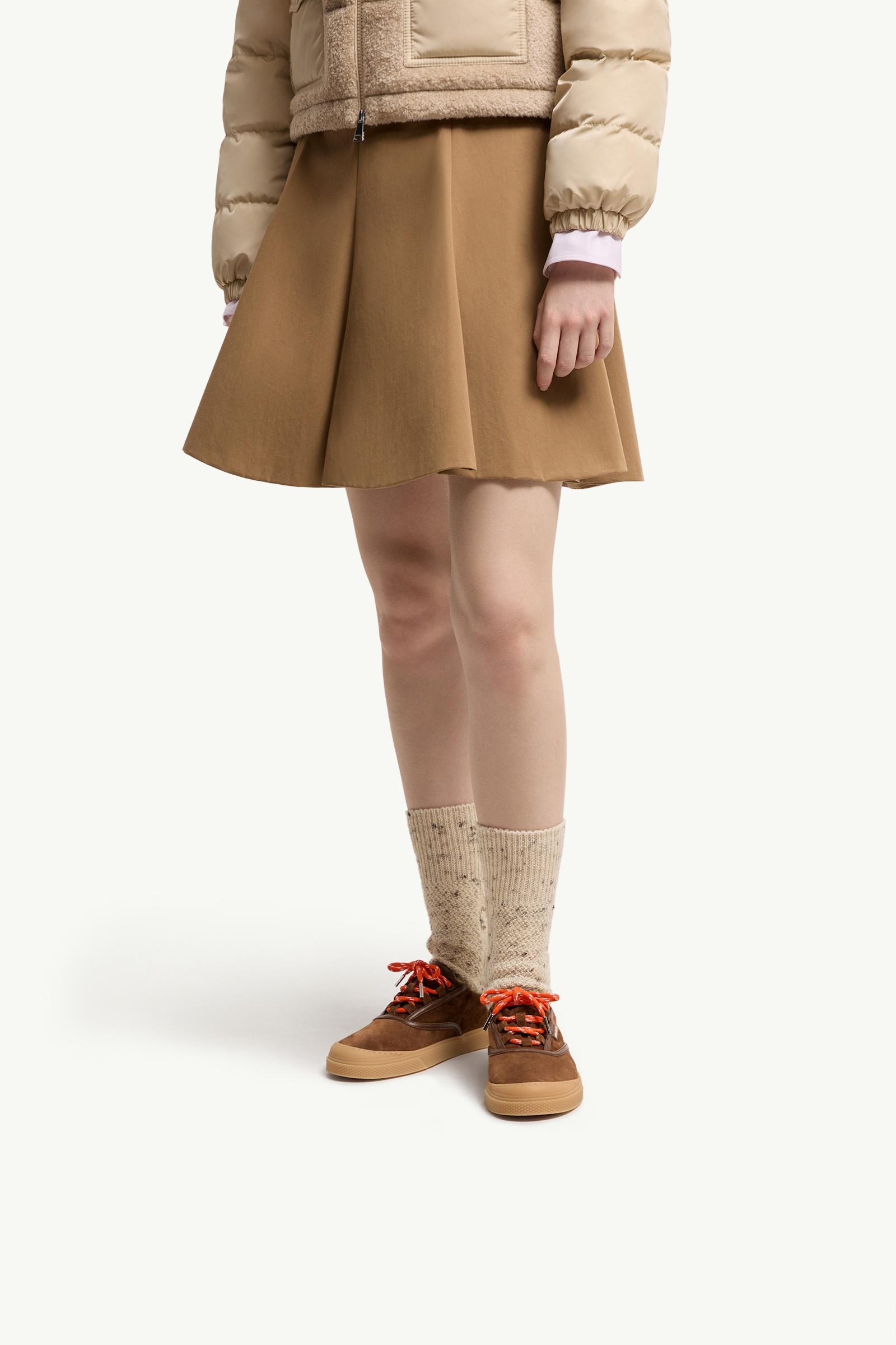 Moncler Vera Leisure Suede Sneakers Brown