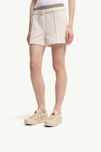 Moncler Trailgrip LP Suede & Nubuck Sneaker Light Beige