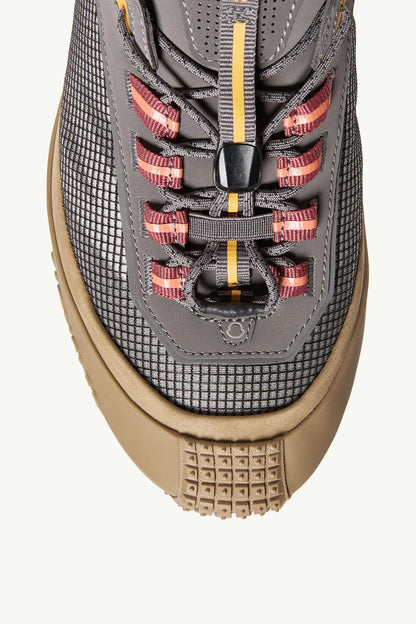 Moncler Trailgrip LP Suede & Nubuck Sneaker Grey