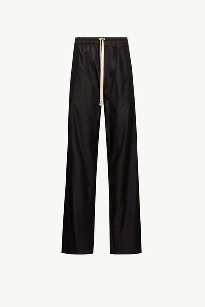 Moncler Moncler + Rick Owens Straight Leg Taffeta Pants Black Black