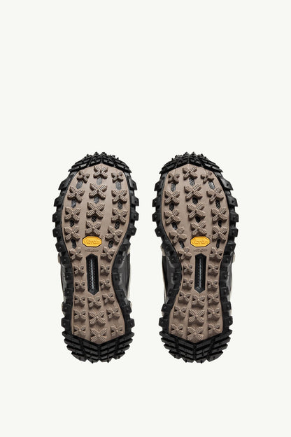 Moncler Moncler + Rick Owens Trailgrip Megalace Leather Sneakers Black