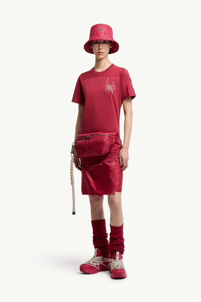 Moncler Moncler + Rick Owens Girder Cotton T-Shirt Berry Red Berry Red