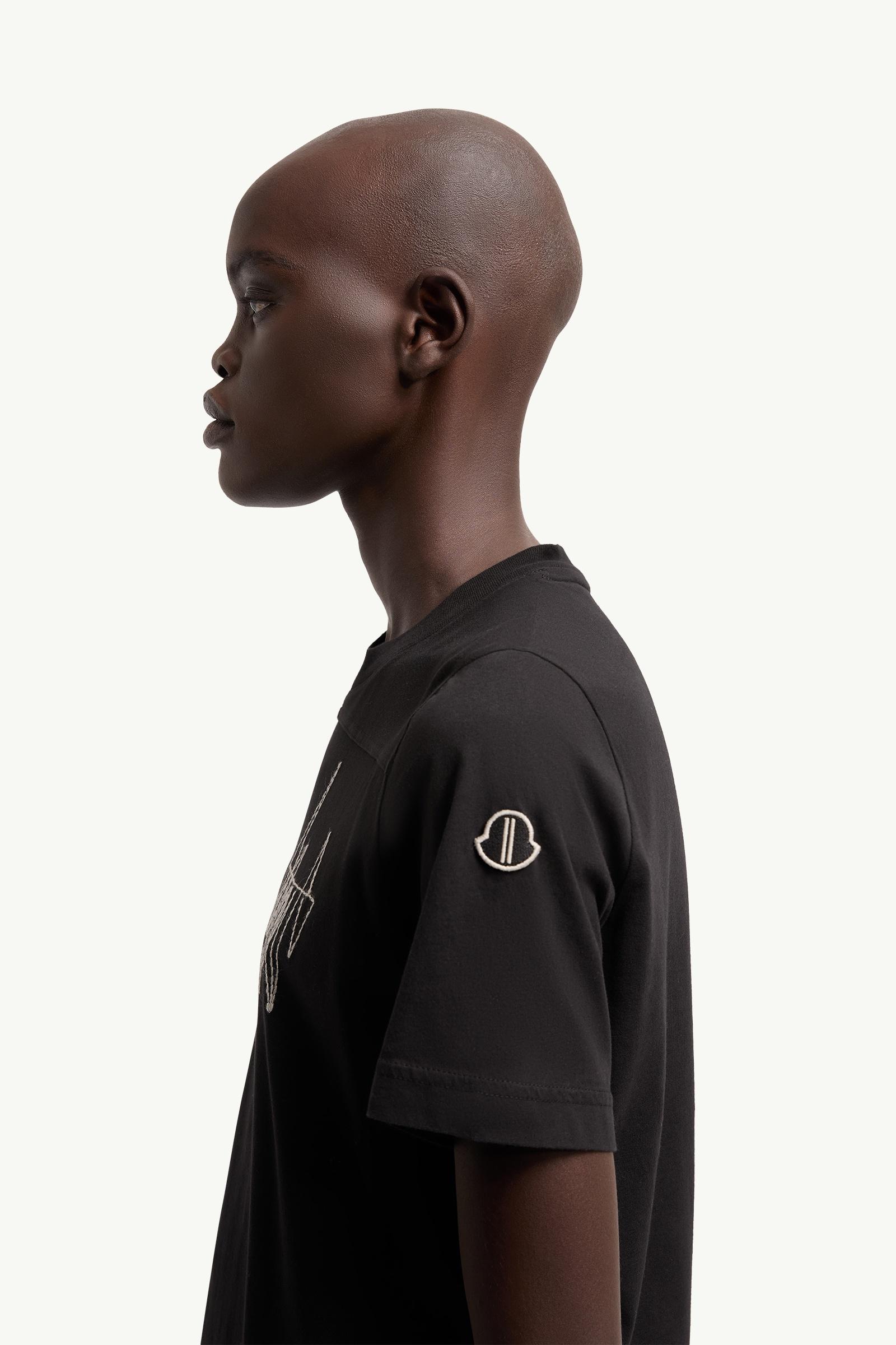 Moncler Moncler + Rick Owens Girder Cotton T-Shirt Black Black