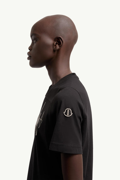 Moncler Moncler + Rick Owens Girder Cotton T-Shirt Black Black