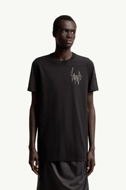 Moncler Moncler + Rick Owens Girder Cotton T-Shirt Black Black
