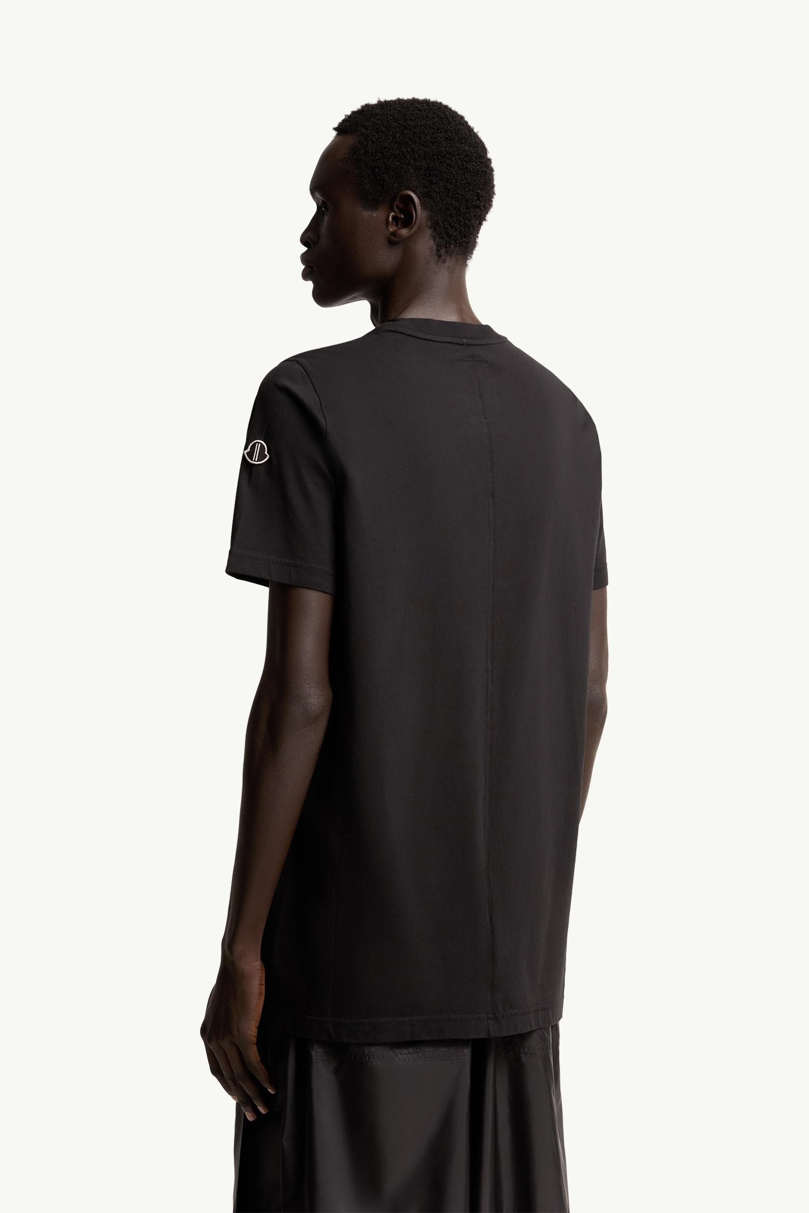 Moncler Moncler + Rick Owens Girder Cotton T-Shirt Black Black