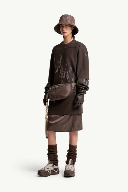 Moncler Moncler + Rick Owens Jumbo Cotton T-Shirt Brown Brown