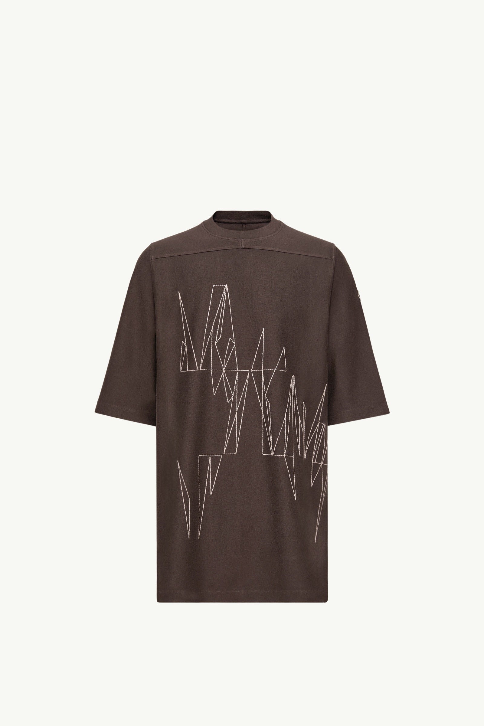Moncler Moncler + Rick Owens Jumbo Cotton T-Shirt Brown Brown