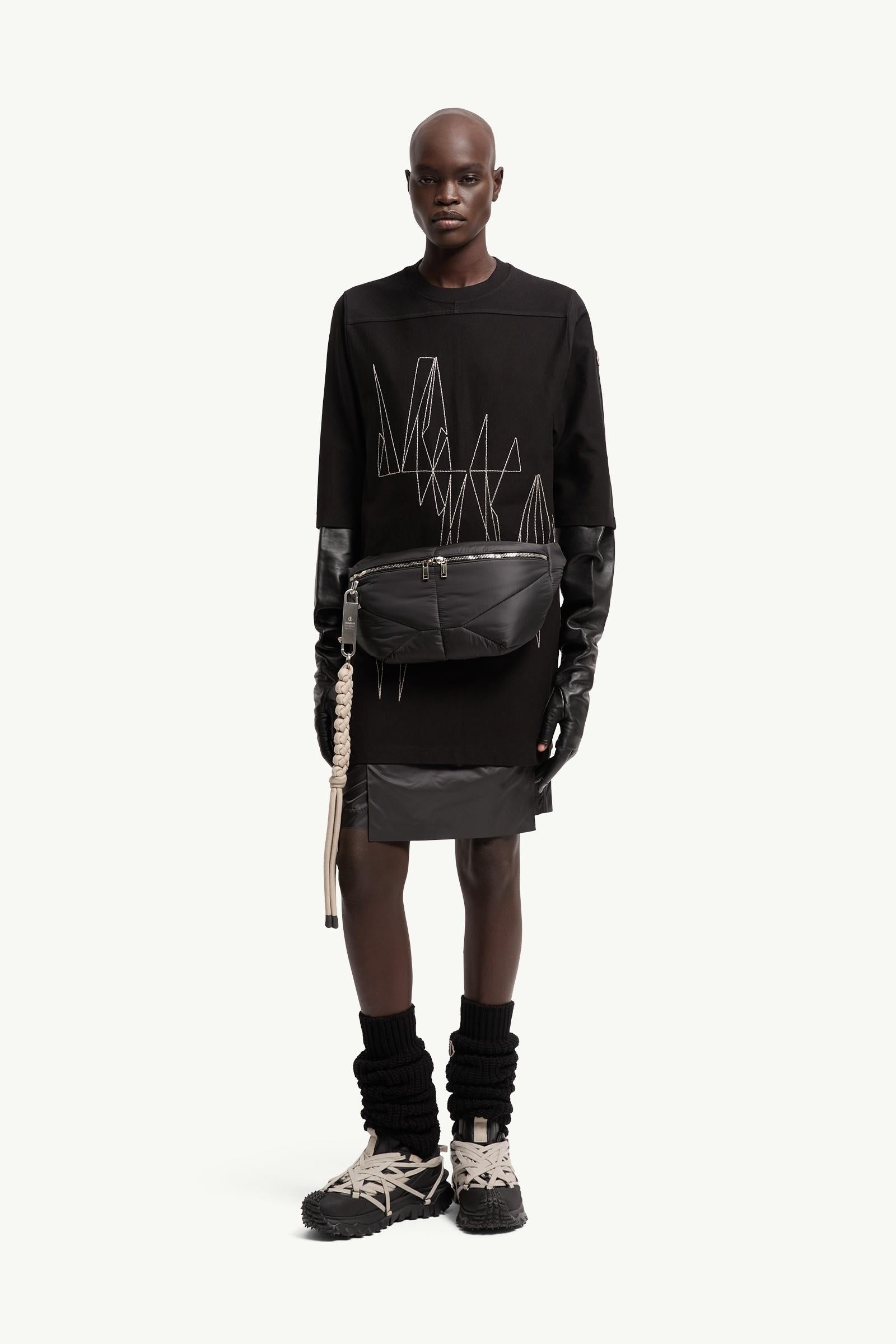 Moncler Moncler + Rick Owens Jumbo Cotton T-Shirt Black Black
