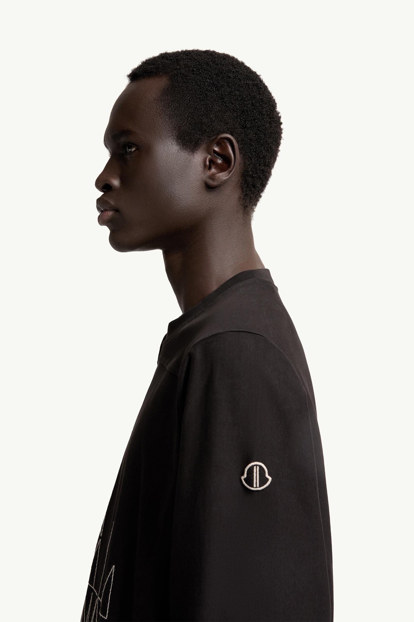 Moncler Moncler + Rick Owens Jumbo Cotton T-Shirt Black Black