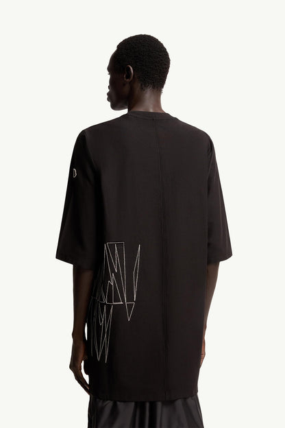 Moncler Moncler + Rick Owens Jumbo Cotton T-Shirt Black Black