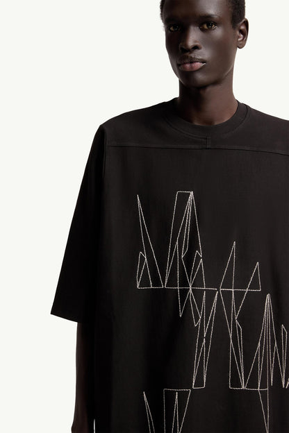 Moncler Moncler + Rick Owens Jumbo Cotton T-Shirt Black Black
