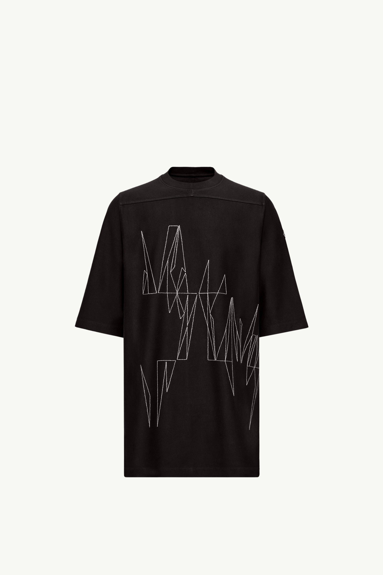 Moncler Moncler + Rick Owens Jumbo Cotton T-Shirt Black Black
