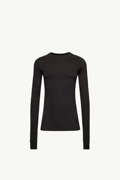 Moncler Moncler + Rick Owens Girder Long Sleeve Cotton T-Shirt Black Black