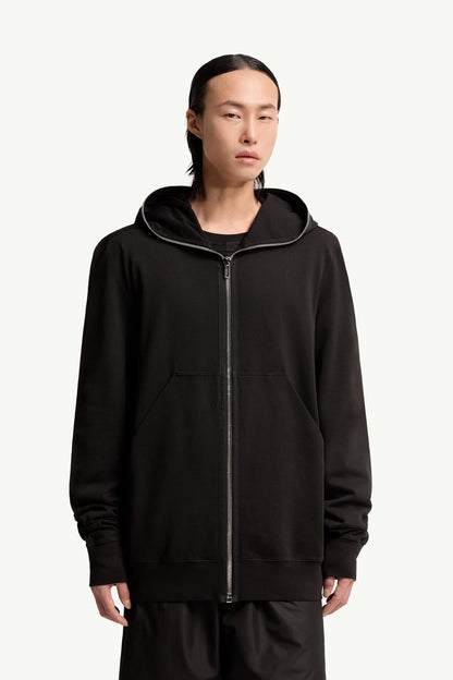 Moncler Moncler + Rick Owens Cotton Ziplock Hoodie Black Black