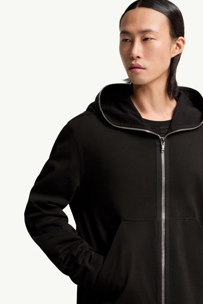 Moncler Moncler + Rick Owens Cotton Ziplock Hoodie Black Black