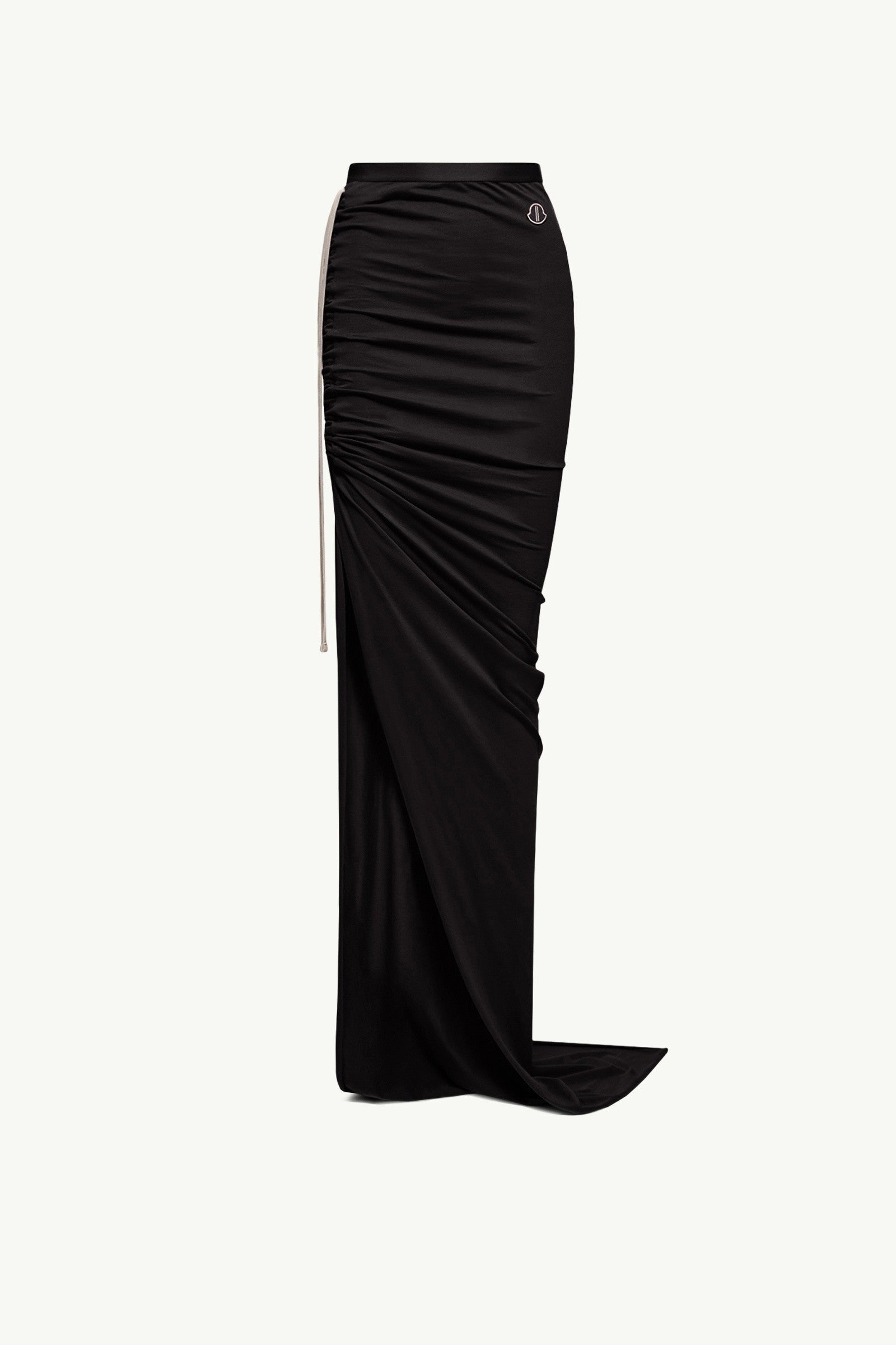 Moncler Moncler + Rick Owens Cotton Adjustable Skirt Black Black