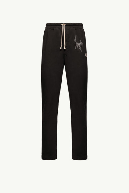 Moncler Moncler + Rick Owens Cotton Sweatpants Black Black