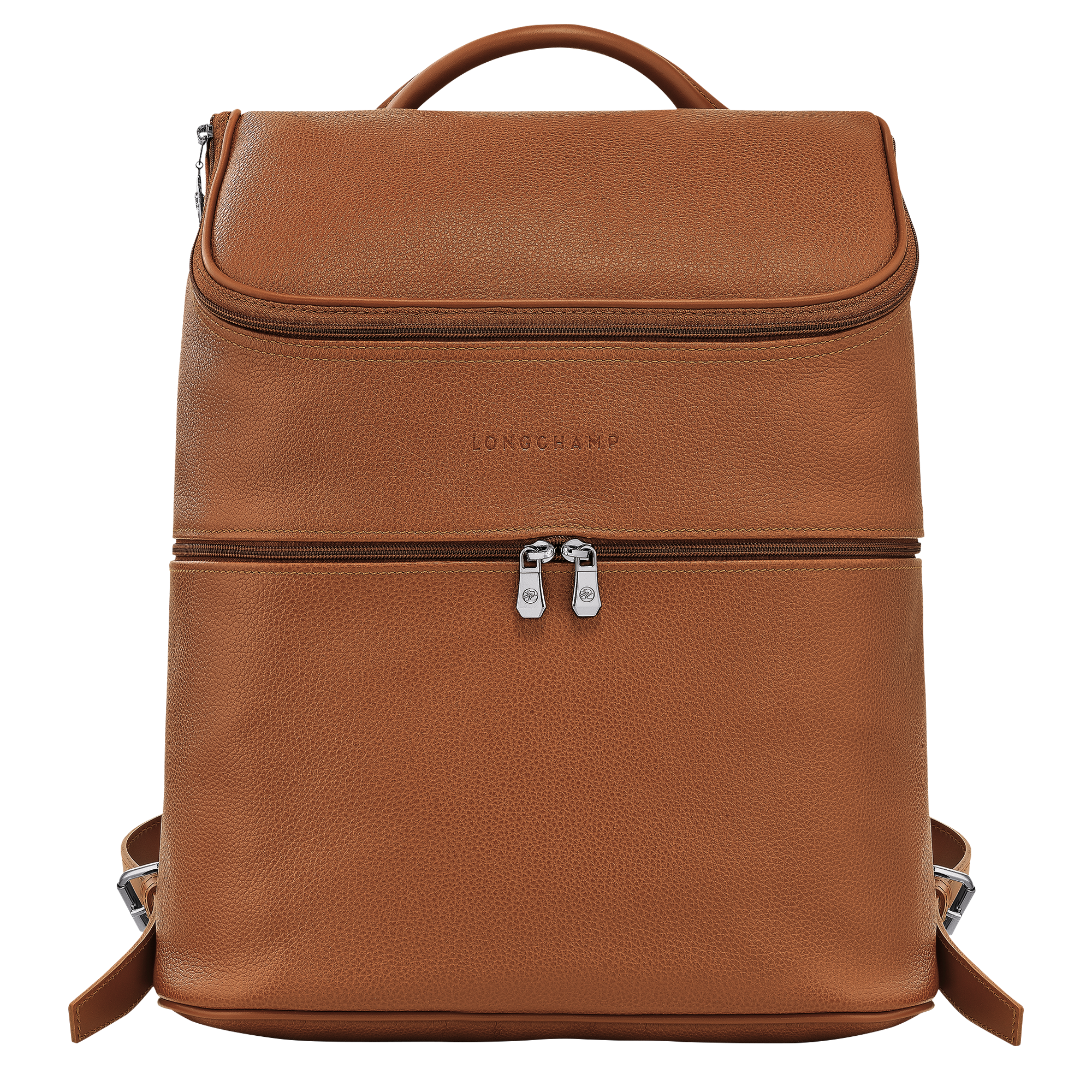 Longchamp Le Foulonné Backpack Caramel