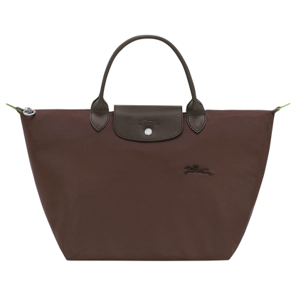 Longchamp Le Pliage Green M Handbag Mocha