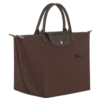 Longchamp Le Pliage Green M Handbag Mocha