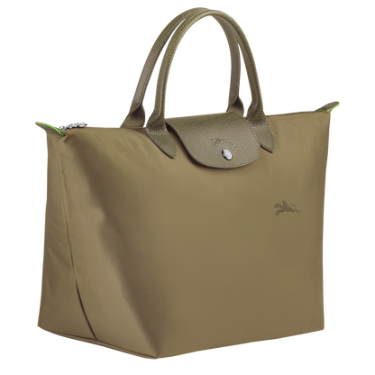 Longchamp Le Pliage Green M Handbag Artichoke