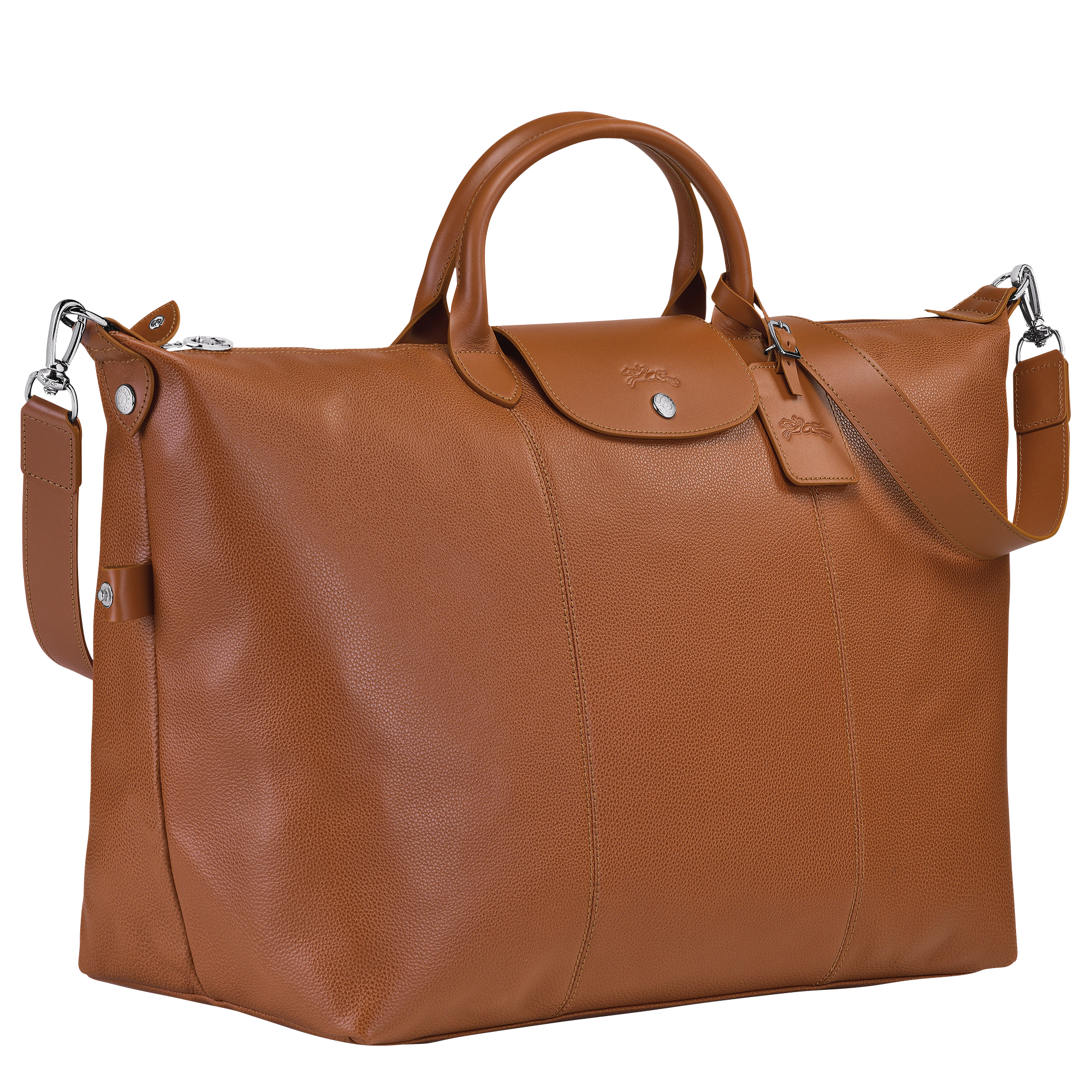 Longchamp Le Foulonné L Travel bag Caramel