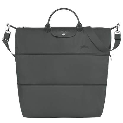 Longchamp Le Pliage Green Travel bag expandable Graphite