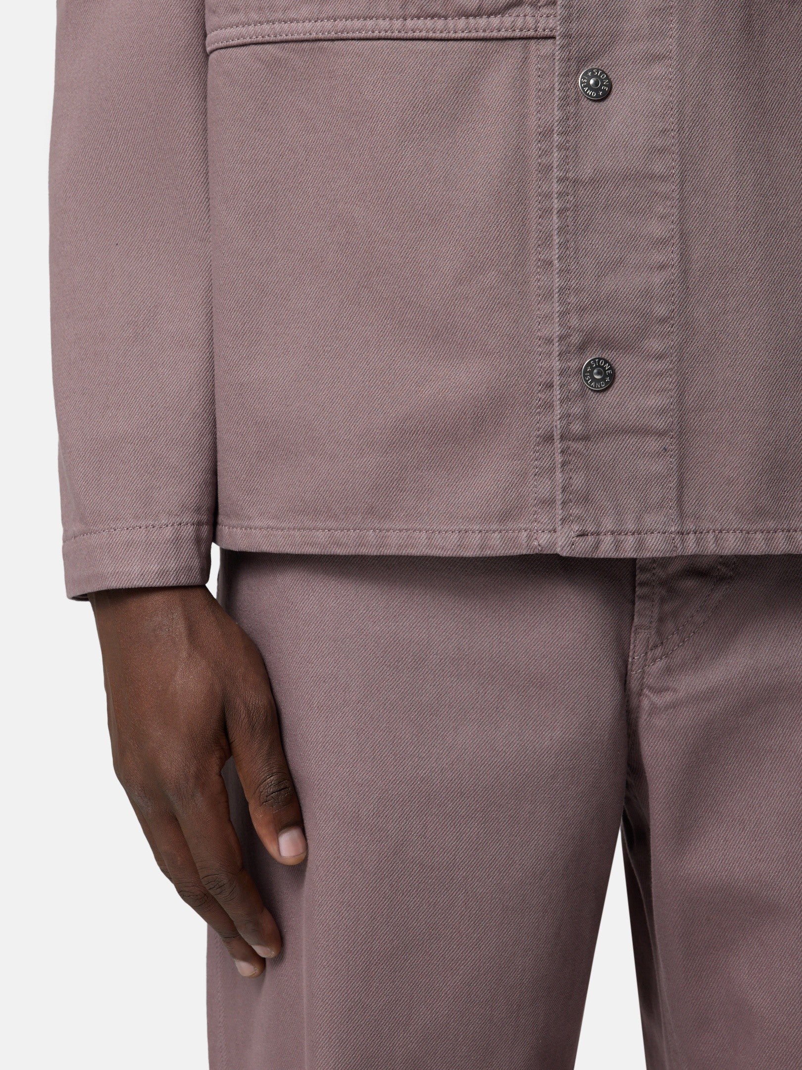 Stone Island Comfort-Fit Overshirt with Snap Fastening 1200001