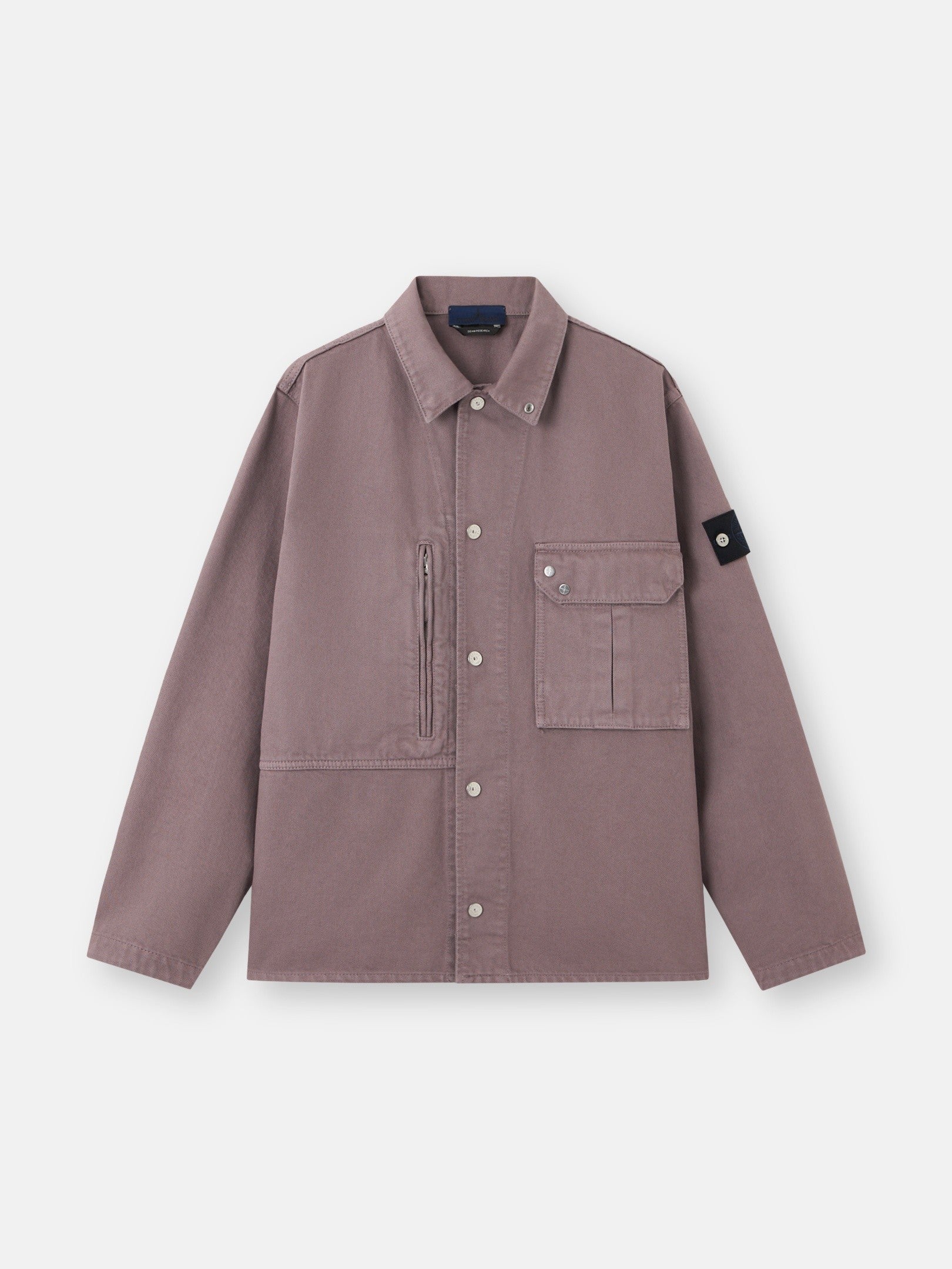 Stone Island Comfort-Fit Overshirt with Snap Fastening 1200001