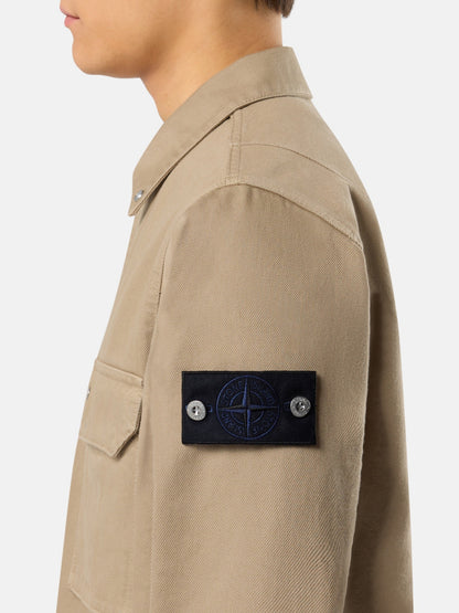 Stone Island Comfort-Fit Overshirt with Snap Fastening 1200001
