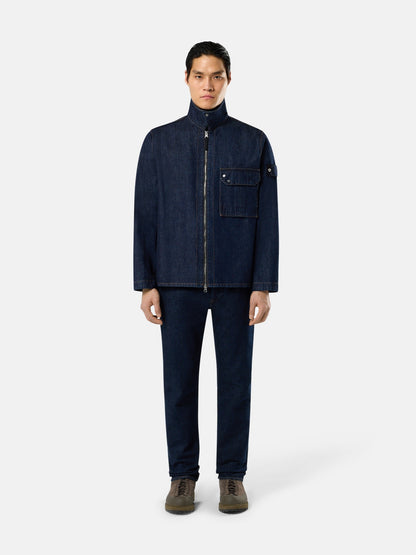 Stone Island Comfort-Fit Overshirt with Zip Fastening 1200002