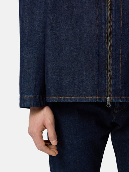 Stone Island Comfort-Fit Overshirt with Zip Fastening 1200002