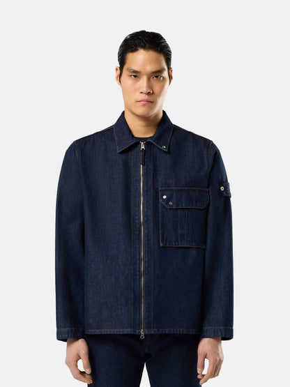 Stone Island Comfort-Fit Overshirt with Zip Fastening 1200002