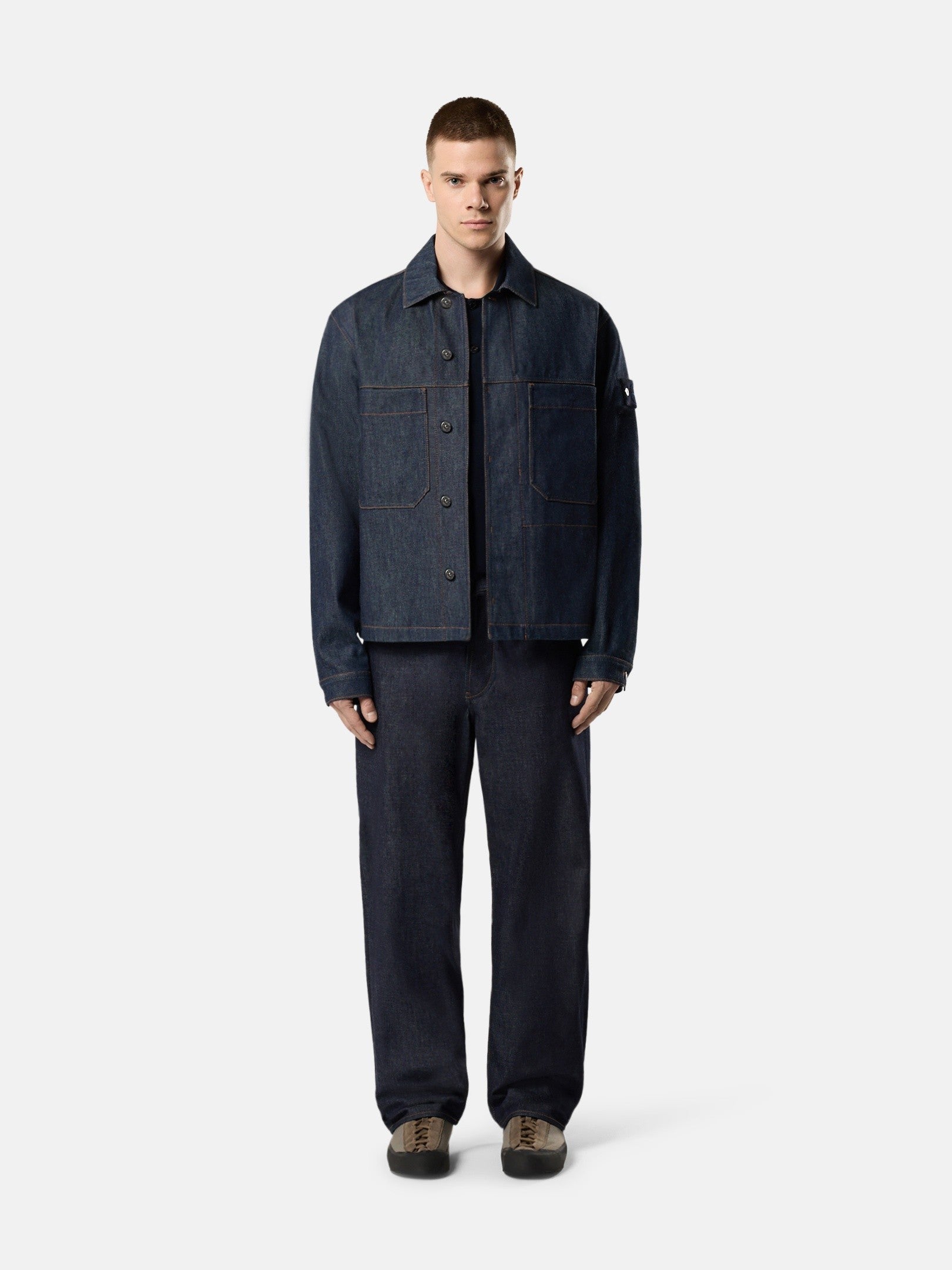 Stone Island Coach Jacket with Pockets 4100006