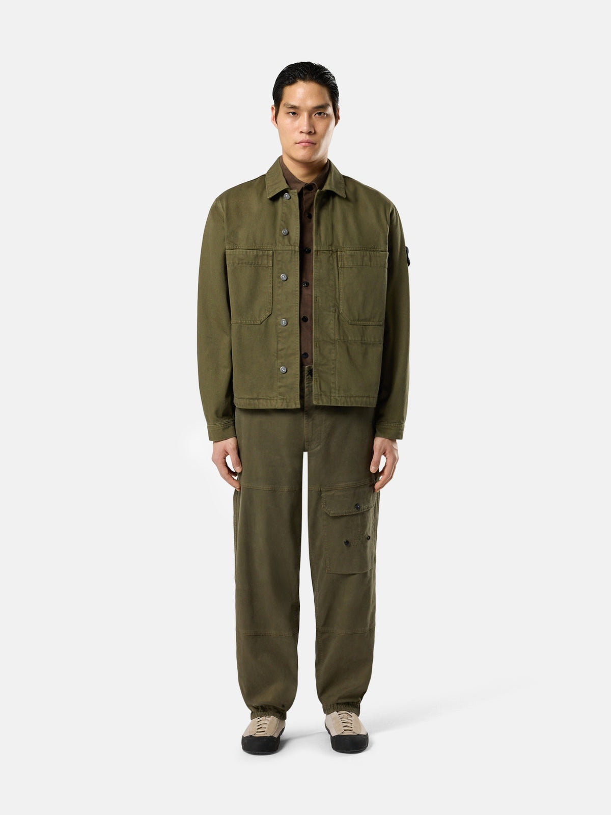 Stone Island Coach Jacket with Anti-Drop 4100006